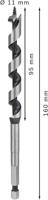 Bosch Accessoires Houtslangenboor, zeskant 11 x 100 x 160 mm, d 6,35 mm 1st - 2608585698 - thumbnail