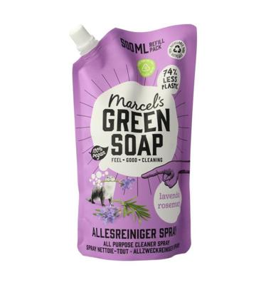 Marcel&apos;s Green Soap Refill - allesreiniger spray - lavendel & rozemarijn - 500ml