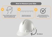 AVIT AV13060 Veiligheidshelm EN 397 Wit - thumbnail