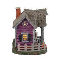 Lemax ghost cottage verlicht tafereel Spooky Town 2023 - thumbnail