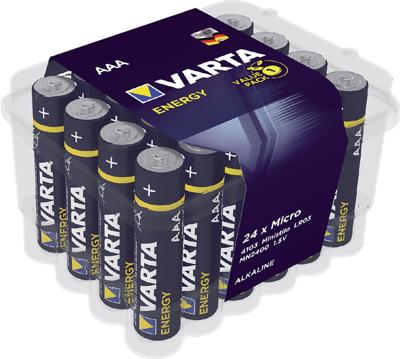 Varta Energy 1x24 Micro AAA LR 3 aktiebox - thumbnail