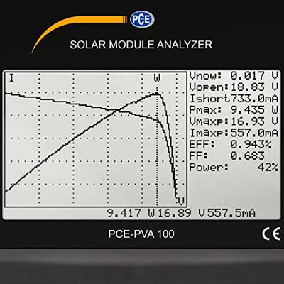 PCE Instruments Meter voor arbeidsveiligheid 10 - 1000 W/m² PCE Instruments Meter voor arbeidsveiligheid 10 - 1000 W/m²