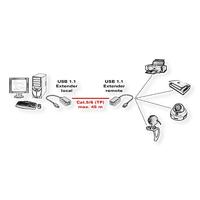 VALUE USB 1.1 verlenging via RJ45, max 45m - thumbnail