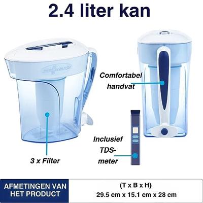 Combi-box: 2.4 Liter incl. totaal 3 filters