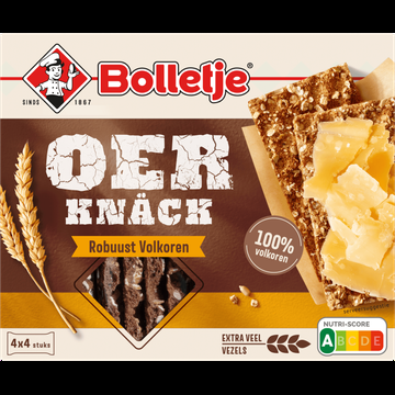 Bolletje Oerknack Robuust Volkoren 4 x 4 Stuks 300 g bij Jumbo