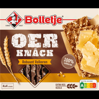 Bolletje Oerknack Robuust Volkoren 4 x 4 Stuks 300 g bij Jumbo - thumbnail