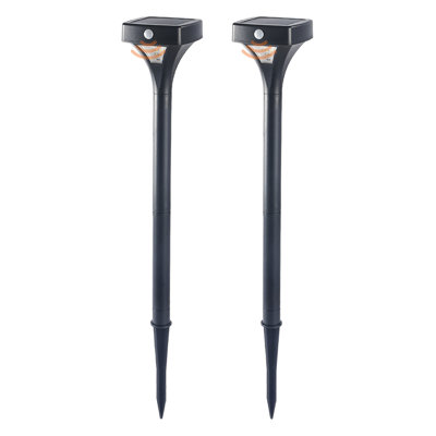 Solar priklamp move ii padverlichting zwart met bewegingssensor