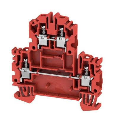 Weidmüller 1068080000 Doorgangsserieklem Schroeven Rood 100 stuk(s)