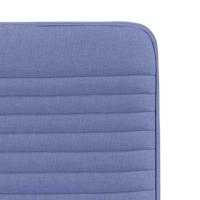 Eetkamerstoelen 4 st stof jeansblauw - thumbnail