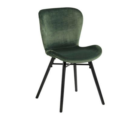 Bendt Eetkamerstoel 'Olle' Velvet, kleur Forest Green