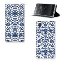 Sony Xperia L1 Smart Cover Flower Blue - thumbnail