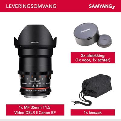 Samyang 35mm T1.5 ED AS UMC II Canon VDSLR