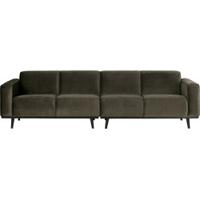 WOOOD Bank 'Statement' 4-zits, Velvet kleur Groen - thumbnail