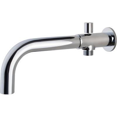 Wiesbaden Inbouw Baduitloop met Omstel - Rond - 23cm - Chroom