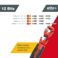 Wiha Schroevendraaier | met bitmagazijn | LiftUp 25 magnetisch 38605 - thumbnail