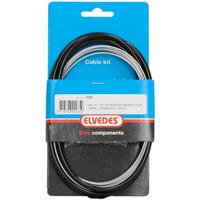 Rollerbrake kabelkit Elvedes BR-IM41/50/53 1700mm / 2250mm RVS - zwart (op kaart) - thumbnail