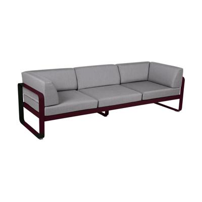 Fermob Bellevie Club 3-zits loungebank Black Cherry - Flannel