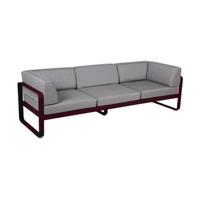 Fermob Bellevie Club 3-zits loungebank Black Cherry - Flannel - thumbnail
