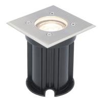 LED Grondspot vierkant buiten - Dimbaar - GU10 - 4000K neutraal wit - 4 Watt 345 Lumen - Tuinspot - Oprit - RVS - IP64 Waterdicht - thumbnail