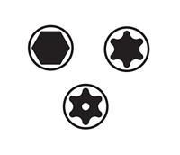 Wiha Binnen-Torx Haakse schroevendraaierset T 7, T 8, T 9, T 10, T 15, T 20, T 25 7-delig - thumbnail