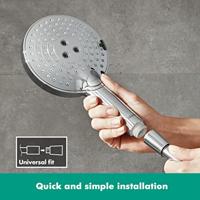 Hansgrohe Raindance select s120 handdouche 3jet met ecosmart chroom 26531000 - thumbnail