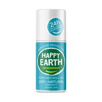 Happy Earth 100% Natural Deo Roll-On Cedar Lime - thumbnail