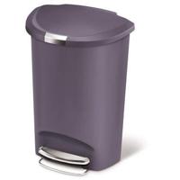 Simplehuman Afvalemmer Half Rond 50 liter (zwart) - thumbnail