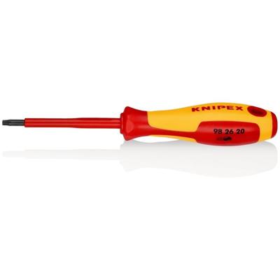 Knipex 98 26 20 TX-schroevendraaier VDE Grootte T 20 Koplengte: 80 mm DIN EN 60900 1 stuk(s)