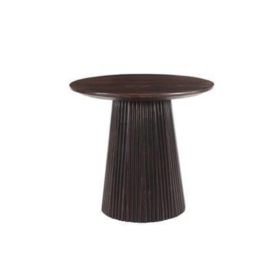 Sohome Ronde Salontafel 'Olav' Mangohout, 50cm, kleur Walnoot Sohome Ronde Salontafel 'Olav' Mangohout, 50cm, kleur Walnoot