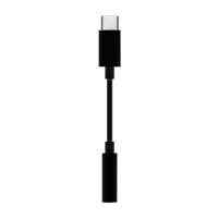 AISENS - A109-0385 USB-C naar audio-converter in Apple-stijl, USB-C/M-Jack 3,5/H, zwart, 15 cm - thumbnail