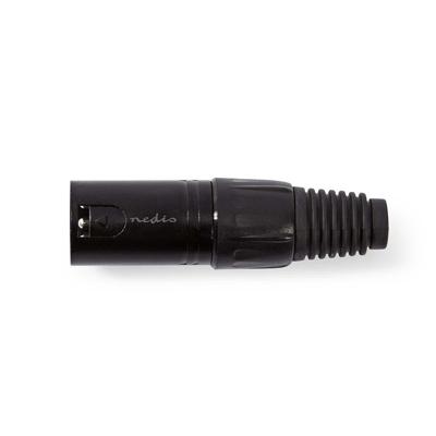 XLR-Connector | XLR 3-pins male | Zwart