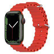 Ocean bandje - Rood - Geschikt voor Apple Watch 38mm / 40mm / 41mm / 42mm - thumbnail