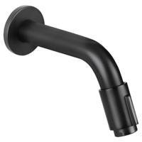 Differnz muurkraan koudwater 11 cm mat zwart - thumbnail