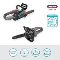 GARDENA accukettingzaag powersaw 250/18v solo (grijs/turquoise, accu en oplader niet inbegrepen, power for all alliance) - thumbnail