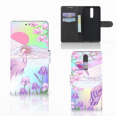 Nokia 8 Telefoonhoesje met Pasjes Bird