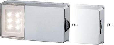 Paulmann SnapLED LED-kastlamp met glijschakelaar LED LED vast ingebouwd 0.33 W Warmwit Zilver Paulmann SnapLED LED-kastlamp met glijschakelaar LED LED vast ingebouwd 0.33 W Warmwit Zilver