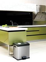 EKO Pedaalemmer 31054015 RVS (Roestvrij staal) Zilver - thumbnail