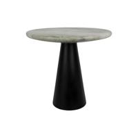 Leitmotiv [DL] Table Force Marble Himalayan Green, Black Mango Wood Base - thumbnail