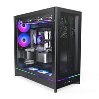 MONTECH Midi-tower PC-behuizing, Behuizing, Gaming-behuizing Zwart - thumbnail