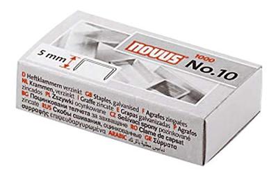 Novus Office 040-0003 Type nietje: No. 10 Nietjes 1000 stuk(s) Nietcapaciteit: 20 vel (80 g/m²)