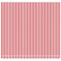 VidaXL Vervangingsdoek voor luifel gestreept 4x3,5 m rood en wit - thumbnail