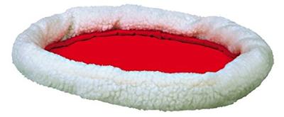 TRIXIE MAND ROND WOLWIT / ROOD 47X38X6 CM