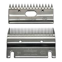 Heiniger stel paardenscheermessen 31/15 tands - thumbnail