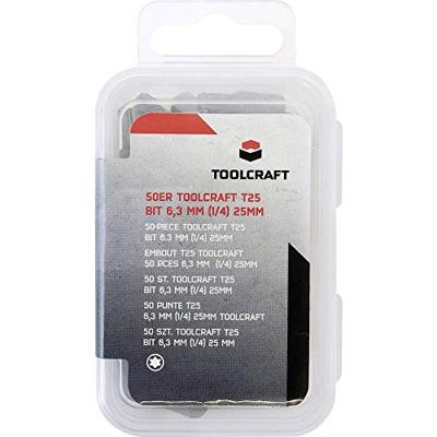 TOOLCRAFT TO-4985169 T-bit T 25 S2-staal 50 stuk(s)