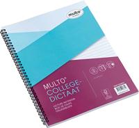 Collegedictaat Multo A4 lijn 23-gaats 160 pagina&apos;s 80gr wit | 10 stuks - thumbnail