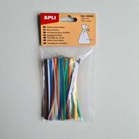 Planoclipzaksluiting 100mm assorti 100st - thumbnail