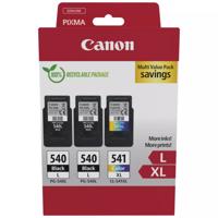 Canon Inktcartridge PG-540L+CL-541XL Origineel Triple Zwart, Zwart, Kleur 5224B017 - thumbnail