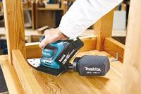 Makita DBO480RTJ Accu Handpalm Vlakschuurmachine | 18V | 2 x 5.0 Ah accu + snellader | In Mbox - DBO480RTJ - thumbnail