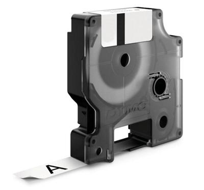 Labeltape DYMO IND RHINO 18764 Polyester Tapekleur: Wit Tekstkleur:Zwart 12 mm 5.5 m Labeltape DYMO IND RHINO 18764 Polyester Tapekleur: Wit Tekstkleur:Zwart 12 mm 5.5 m