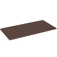 VidaXL Wandpanelen 12 st 0,54 m² 30x15 cm kunstleer bruin - thumbnail